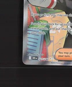 Team Rocket's Proton 227/182 Destined Rivals Full Art Ultra Rare Pokemon Card NM - Image 5