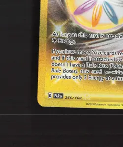 Reversal Energy 266/182 Paradox Rift Gold Secret Rare Holo Pokemon Card NM - Image 5