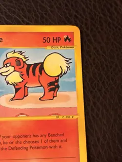 Pokemon Aquapolis Growlithe Common Card #80/147 E-Series 2 - Image 3