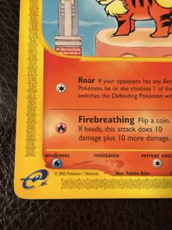 Pokemon Aquapolis Growlithe Common Card #80/147 E-Series 2 - Image 5