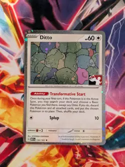 Ditto 132/165 Prize Pack Series Cards Holo NM pokemon card play pokemon - Image 2