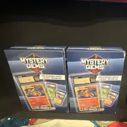 Pokemon CGC Graded Card Mystery Gems English 2 Packs - Image 1