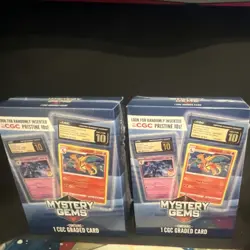 Pokemon CGC Graded Card Mystery Gems English 2 Packs - Image 2