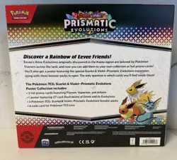 NEW Pokemon TCG S&V Prismatic Evolutions Poster Collection Box Sealed DG Sticker - Image 2