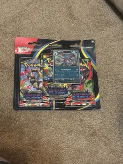 Pokemon Phantasmal Flames - Weavile 3-Pack Booster Blister Factory Sealed NEW - Image 1