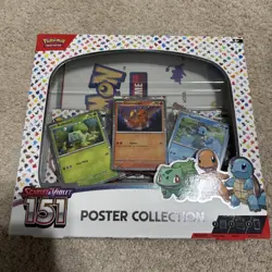 Nintendo Pokemon TCG Scarlet & Violet - 151 Poster Collection Box - 3 Packs 820650853166 - Image 1
