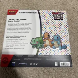 Nintendo Pokemon TCG Scarlet & Violet - 151 Poster Collection Box - 3 Packs 820650853166 - Image 2