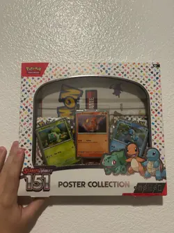 Pokemon TCG Scarlet & Violet - 151 Poster Collection Box - 3 Packs 3 Promos New 820650853166 - Image 1