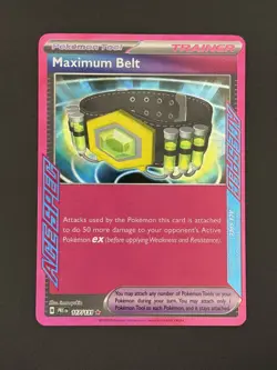 Maximum Belt 117/131 ACESPEC Prismatic Evolutions Pokemon TCG - NM - Image 1