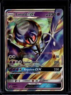 Lunala GX SM103 / Sun & Moon Holo Black Star Promo 2018 (NM) / Pokemon TCG - Image 1