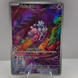 Pokemon Tinkatink 216/193 Sv02: Paldea Evolved Illustration Rare Holo 60 HP - Image 1