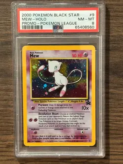 2000 Pokemon Black Star Mew Pokemon League Promo PSA 8 PSA # 65408560 - Image 2