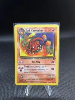 Pokemon TCG Team Rocket Dark Charmeleon #32/82 Unlimited Uncommon Vintage 2000 - Image 1