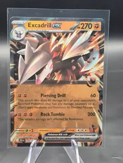 Pokemon TCG - Excadrill ex 046/086 Double Rare - S&V Black Bolt - Near Mint - Image 1