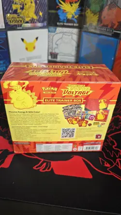 Pokemon Vivid Voltage Elite Trainer Box ETB Factory Sealed (Slight Tear) w/ case 820650807688 - Image 5