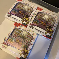 Pokemon TCG Scarlet & Violet 151 Alakazam Ex Collection X3 FACTORY SEALED!! - Image 1