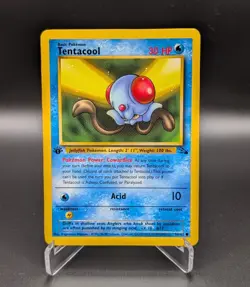 Tentacool - 1st Edition 56/62 Fossil - LP - Pokemon TCG - Image 1