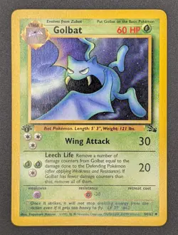 Golbat - 1st Edition - 34/62 Fossil - NM - Pokemon TCG - Image 3