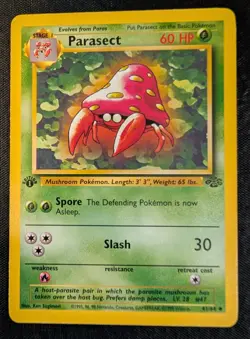 Parasect - 1st Edition - 41/64 Jungle - LP - Pokemon TCG - Image 2