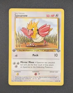 Spearow - 1st Edition - 62/64 Jungle - LP - Pokemon TCG - Image 3