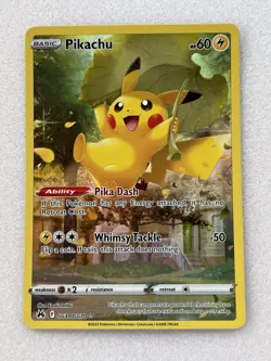 Pokemon Pikachu GG30/GG70 Crown Zenith Galarian Gallery Ultra Rare Holo English - Image 1
