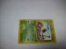 Pokemon ERROR 1st Edition "d" Butterfree Jungle 33/64 Misprint LP Free Shipping - Image 4