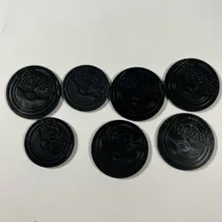 Pokemon TCG Foiled Coins Lot of 7 Limited Collectible Coins - Image 2