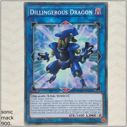 Dillingerous Dragon - DANE-EN041 - Common 1st Edition Yugioh - Image 1