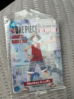 Monkey.D.Luffy (055) (College Basketball US Voyage) P-055 One Piece Promotion... - Image 1