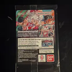 Bandai Namco One Piece CCG Monkey.D.Luffy US Voyage Promo Full Art Holo Card - Image 2
