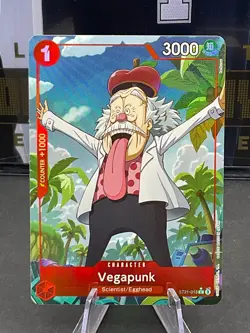 Vegapunk (Parallel) ST21-013 ALT ART Holo Foil One Piece TCG - Image 1