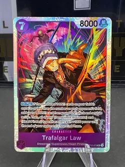 OP12-073 Trafalgar Law FOIL SR A Legacy of the Master One Piece Card Game - Image 1