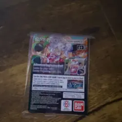 Bandai One Piece CCG Monkey D. Luffy US Voyage Promo Holo Card - Image 2