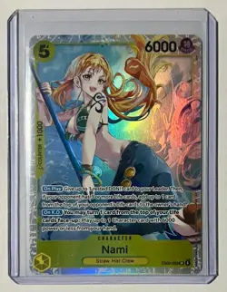 One Piece TCG Nami EB03-053 Foil SR Extra Booster: Heroines Edition English NM - Image 1