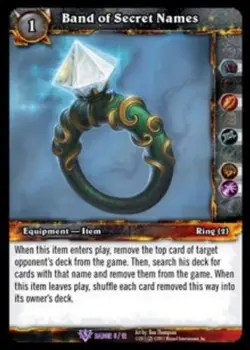 Band of Secret Names - Justice - World of Warcraft TCG - Image 1