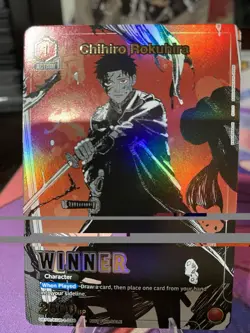 Union Arena Chihiro Rokuhira Store Tournament Event Winner Promo Kagurabachi - Image 1