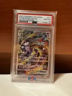 PSA 10 Charizard Mewtwo 212/172 221/172 SAR VSTAR Universe Pokemon Card Japanese - Image 2