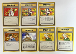 Vintage Japanese Pokemon TCG Trainer Lot 18 Cards LP Gym Leaders - Image 4