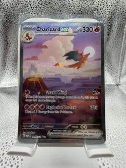 Pokemon TCG: Charizard EX Scarlet & Violet 151 Card SIR 199/165 - Lightly Played - Image 1