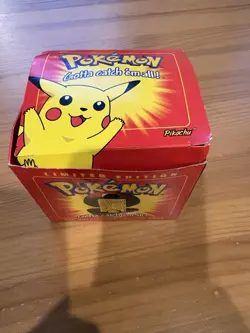 Pikachu and Poliwhirl 23K Gold Plates Trading Card From Burger King 1999 Sealed - Image 4
