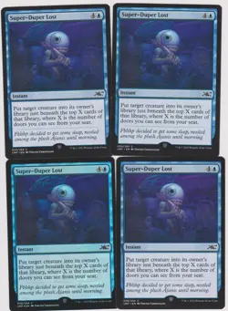 ALL BLUE FUN DECK 41 CARDS MTG UNFINITY MAGIC N-MINT UNPLAYED STARTER DECK FOILS - Image 3
