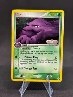 Muk 11/92 Holo Rare, EX Legend Maker, Pokemon Card LP - Image 1