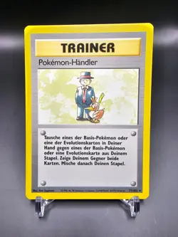 Mint/NM - Pokemon Trader Handler - 77/102 - German - Base Set - Pokemon Card - Image 1