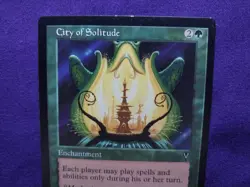 CITY OF SOLITUDE MAGIC THE GATHERING ENCHANTMENT RARE MTG WIZARDS OF THE COAST - Image 2
