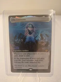 MTG Magic the Gathering The Endstone (extended art) (foil) Edge of Eternities NM - Image 1