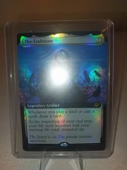 MTG Magic the Gathering The Endstone (extended art) (foil) Edge of Eternities NM - Image 2