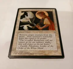 MTG SWORDS TO PLOWSHARES 54 - ICE AGE - WHITE INSTANT - VINTAGE - Image 2