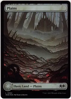 MTG Wilds of Eldraine Full Art Plains Foil (Common) - Image 2