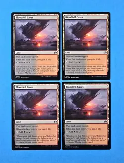 4x Bloodfell Caves Tarkir Dragonstorm TDM 2025 Mtg Magic Gathering Land Mana 250 - Image 1