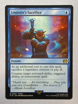 MTG - Louisoix's Sacrifice - NM - Final Fantasy - Image 1